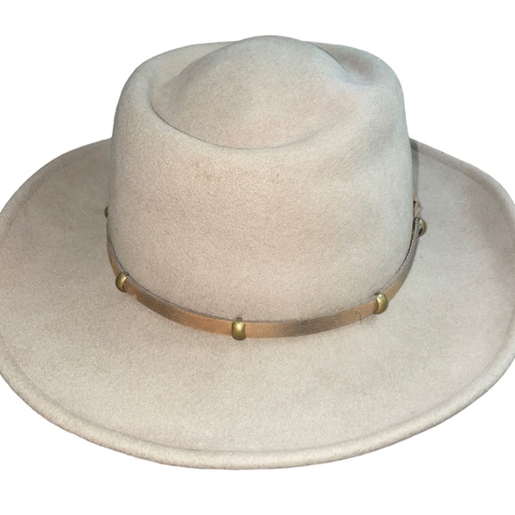 Lite Felt Jhats‎ Collection VTG Unisex Fedora Khaki Hat High End Luxury Hat EUC - Picture 1 of 14